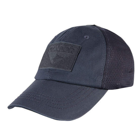 Condor Mesh Tactical Cap in Navy with embroidered logo